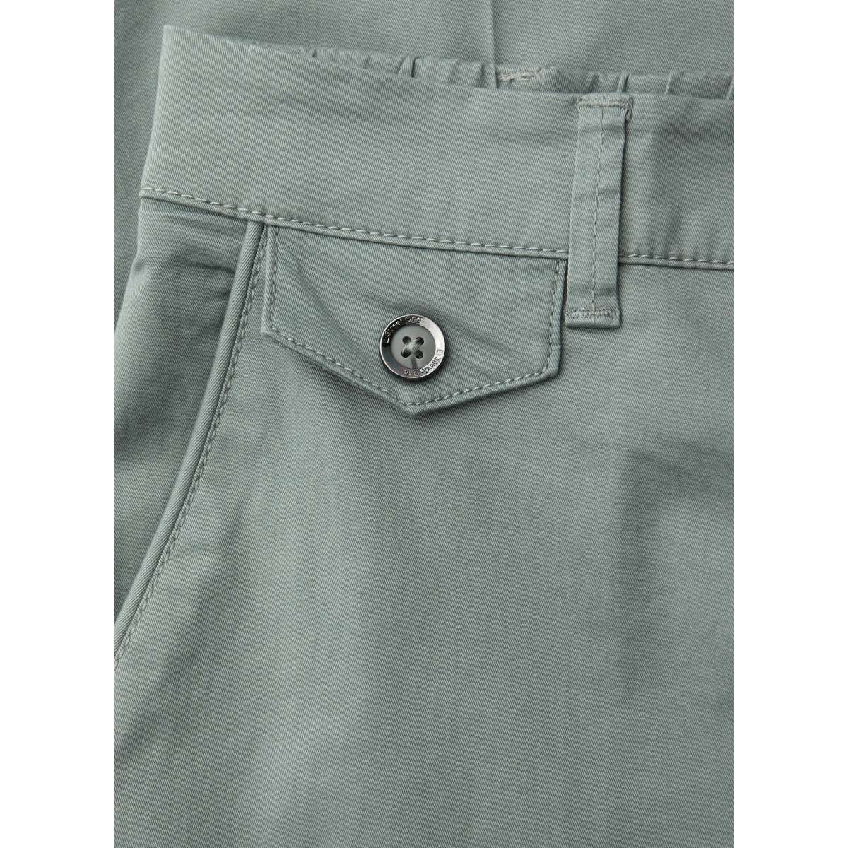 Pantalons droit Pantalon coton taille intermédiaire slim - 380285 30 femme vert Street One Pantalons droit Pantalon coton taille intermédiaire slim - 380285 30 femme vert Vert