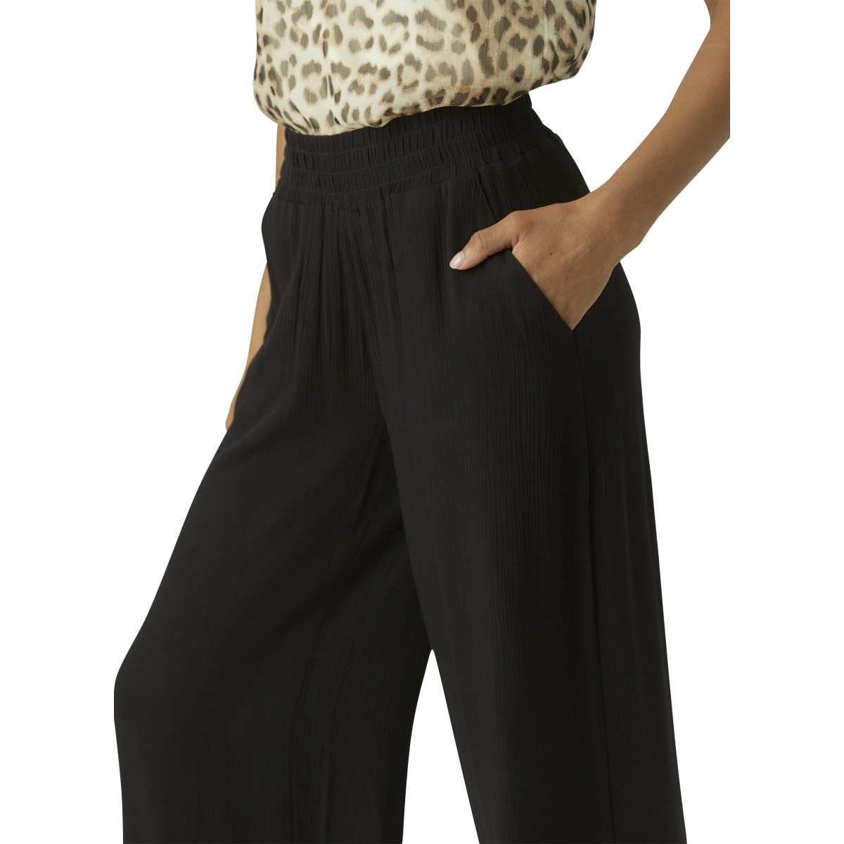 Pantalons droit Pantalon - 10282478 femme noir Vero Moda Pantalons droit Pantalon - 10282478 femme noir Noir