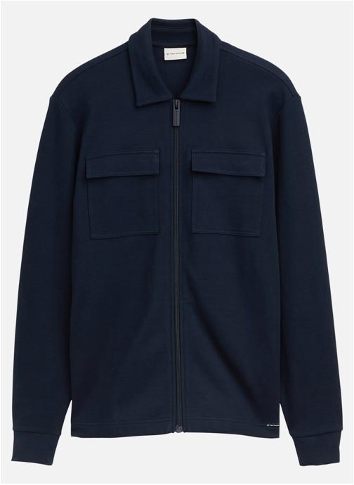 Tom Tailor Vestes Surchemise coton droite - 1050168 homme bleu