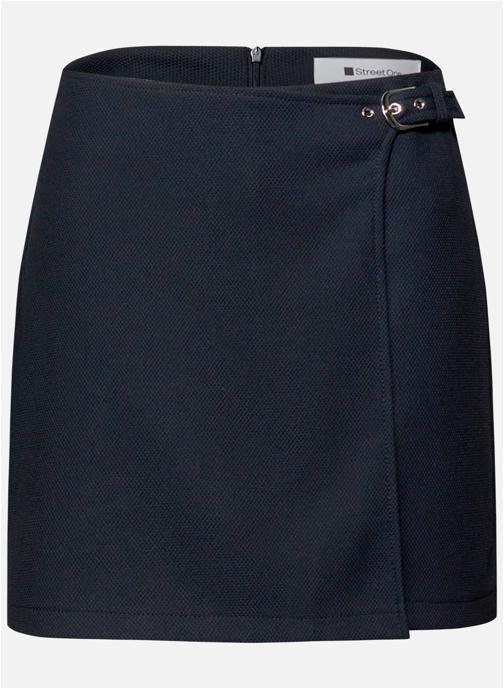 Street One Jupes mi-longues Short droit - 361894 femme bleu