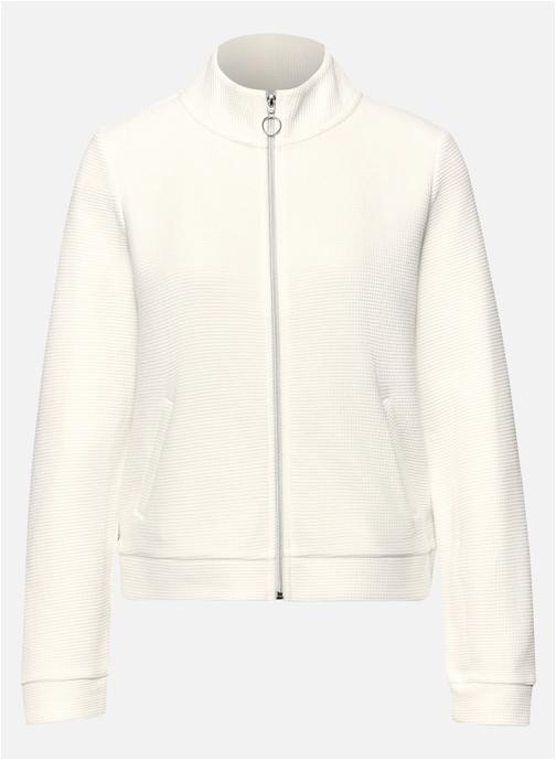 Street One Gilets Gilet coton droit - 324642 femme blanc