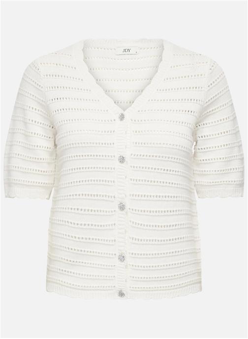 JDY Gilets Gilet droit - 15366211 femme blanc