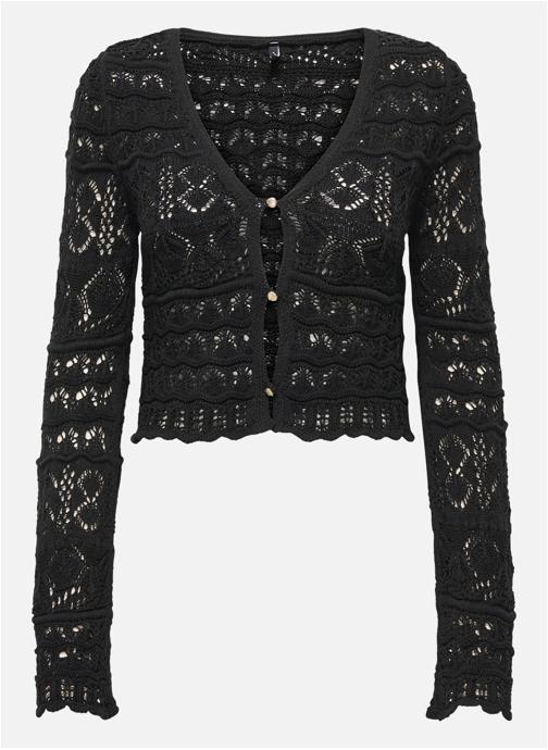 ONLY Gilets Cardigan droit - 15364859 femme noir