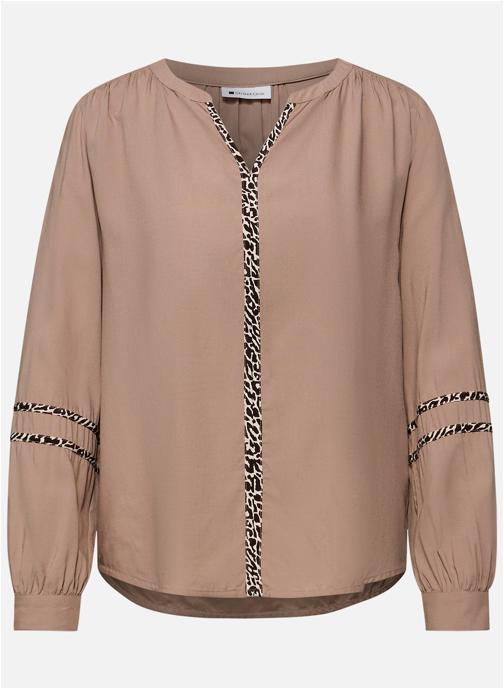 Street One Blouses Blouse droite - 346315 femme marron
