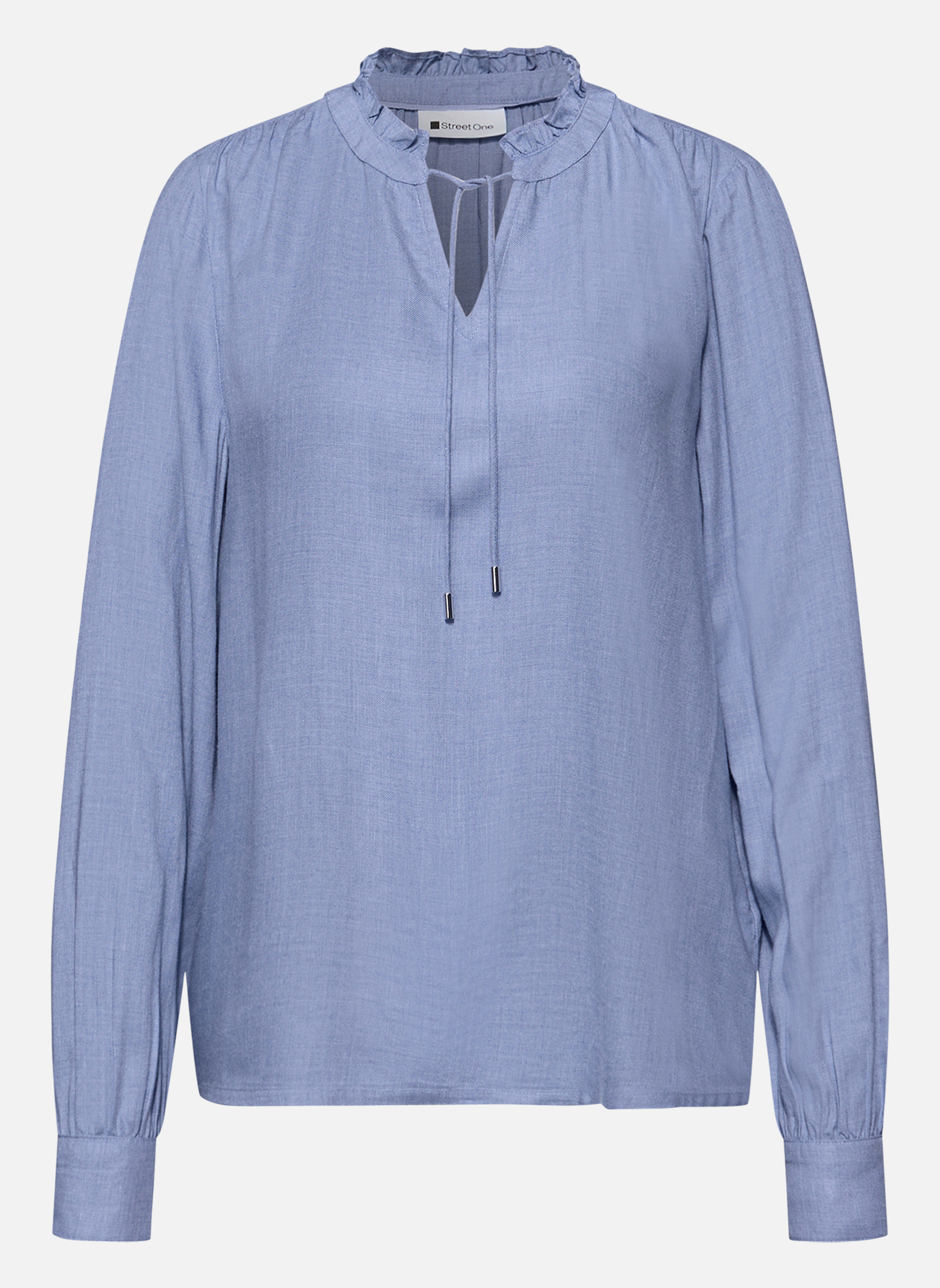 Blouses Blouse droite - 346374 femme bleu Street One Blouses Blouse droite - 346374 femme bleu Bleu