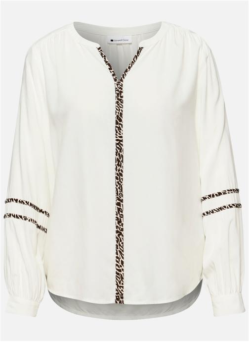 Street One Blouses Blouse droite - 346315 femme blanc