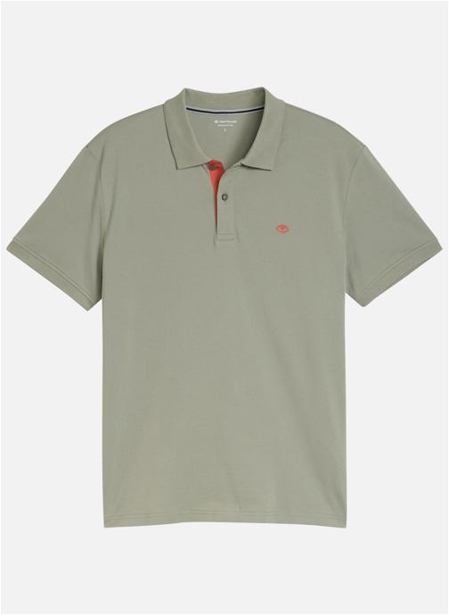Tom Tailor Polos Polo coton droit - 1031006 homme vert