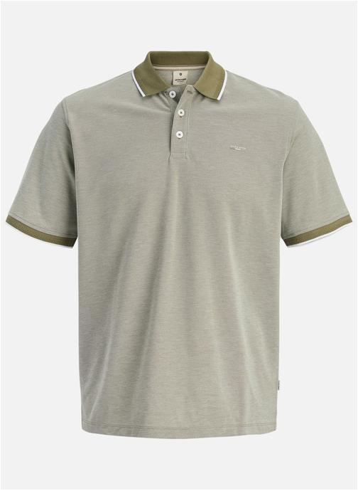 Jack & Jones Plus Polos Polo droit - 12292225 homme vert