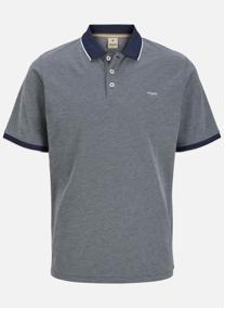 Polos Polo droit - 12292225 homme bleu Jack & Jones Plus Polos Polo droit - 12292225 homme bleu Bleu