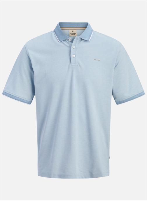 Jack & Jones Plus Polos Polo droit - 12292225 homme bleu