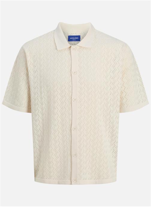 Jack & Jones Polos Polo droit - 12272863 homme blanc