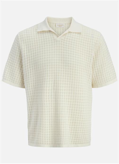 Jack & Jones Polos Polo coton biologique droit - 12291422 homme blanc