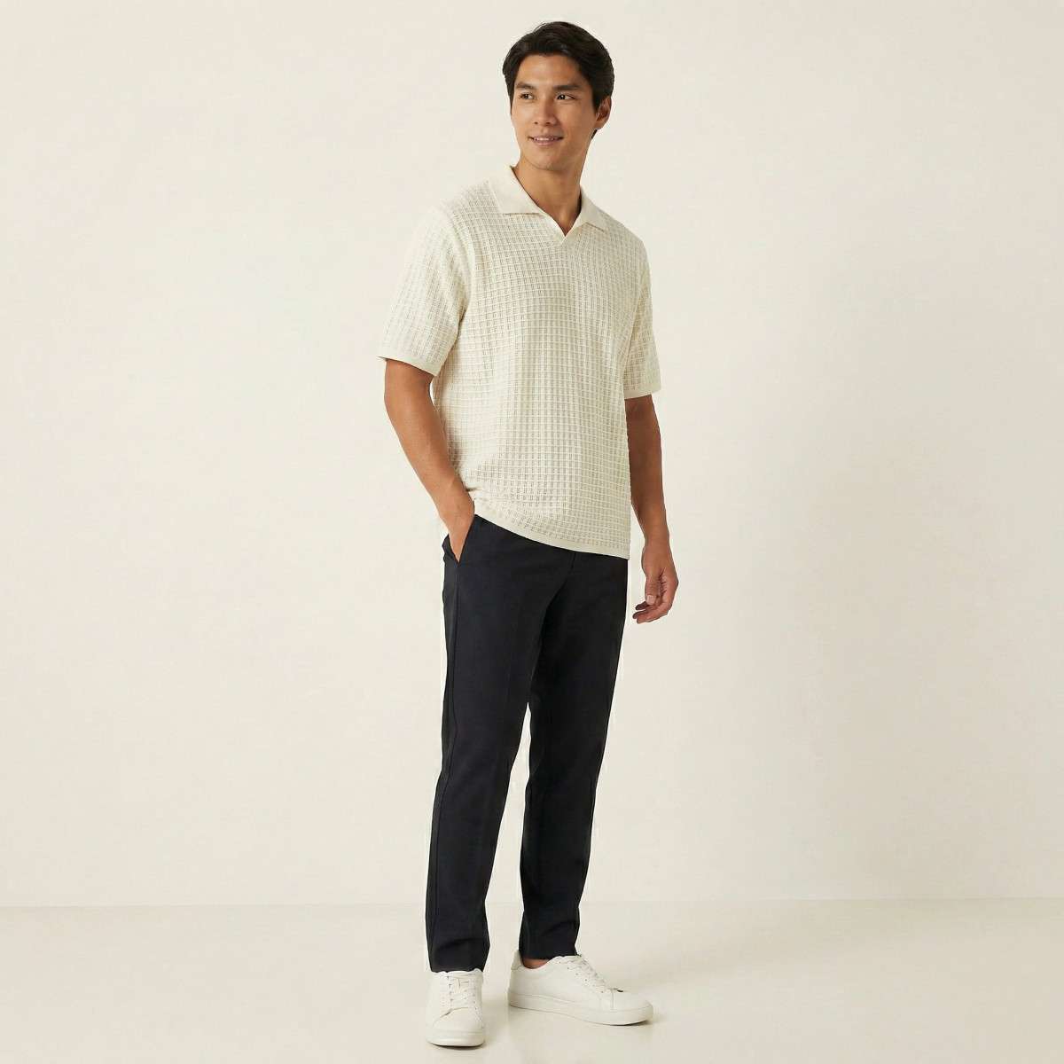 Polos Polo coton biologique droit - 12291422 homme blanc Jack & Jones Polos Polo coton biologique droit - 12291422 homme blanc Blanc