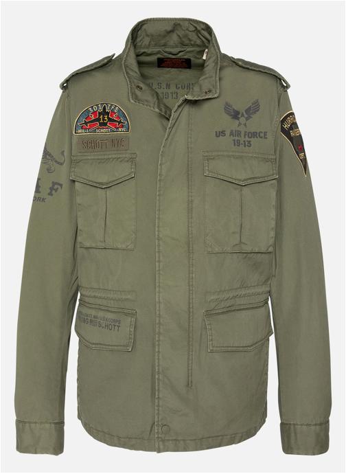 Schott Parkas Parka coton droite - Darden homme vert