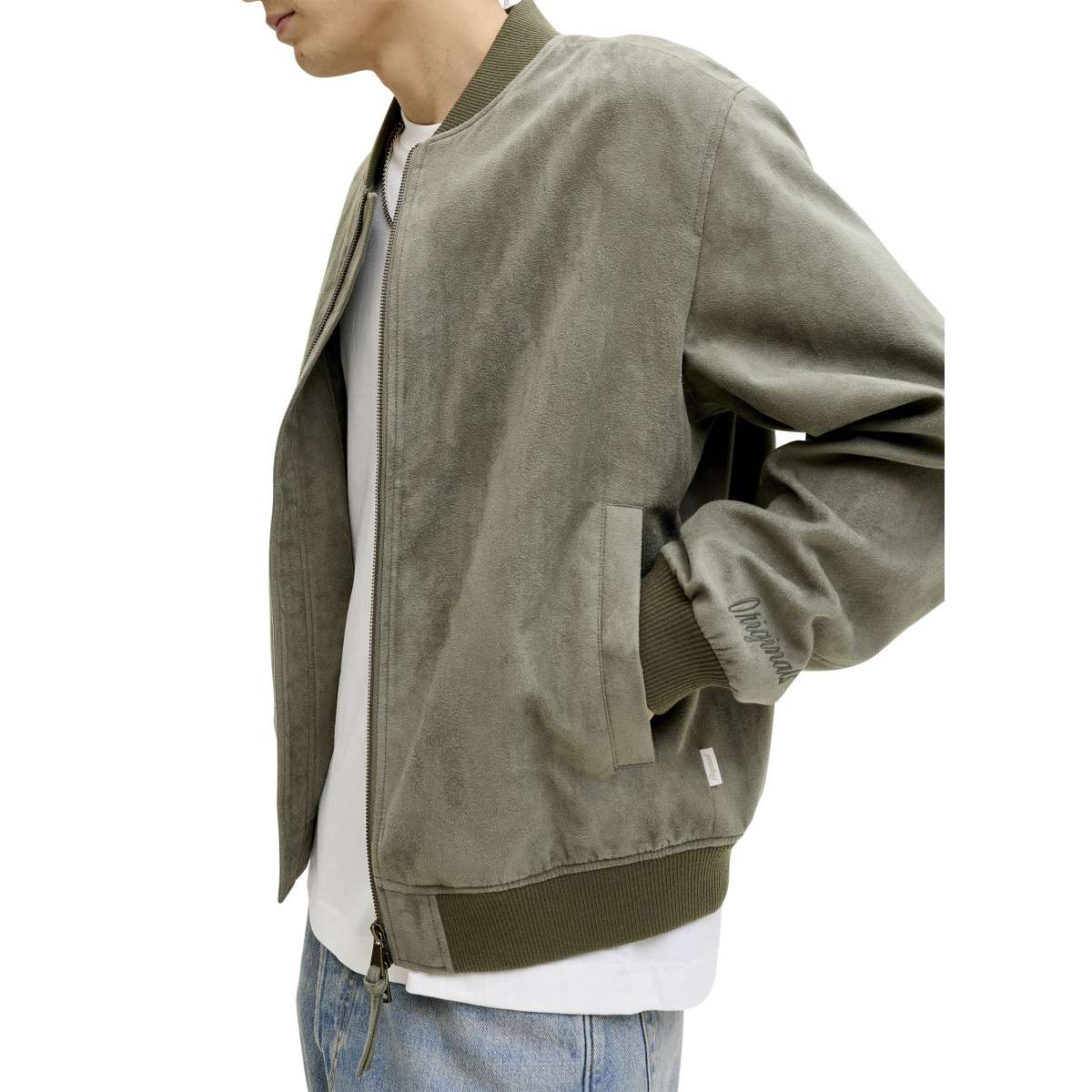 Vestes Bomber ajustée - 12291792 homme vert Jack & Jones Vestes Bomber ajustée - 12291792 homme vert Vert
