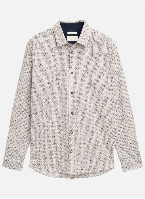 Tom Tailor Chemises Chemise coton droite - 1049580 homme blanc
