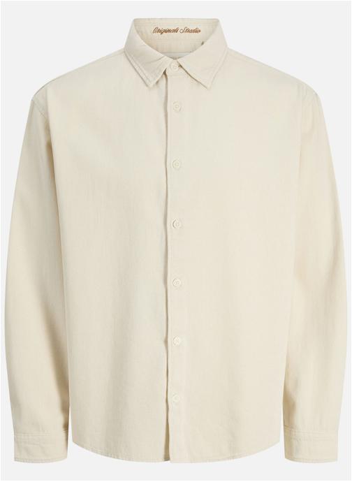 Jack & Jones Chemises Chemise coton biologique droit - 12282775 homme blanc