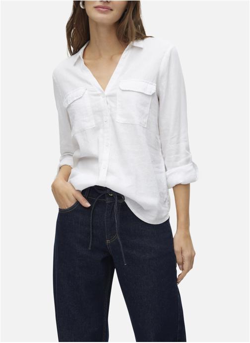 Vero Moda Chemises Chemisier - 10308407 femme blanc