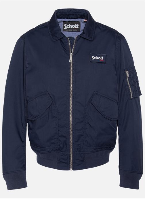 Schott Blousons Blouson droit - Cabartlt homme bleu