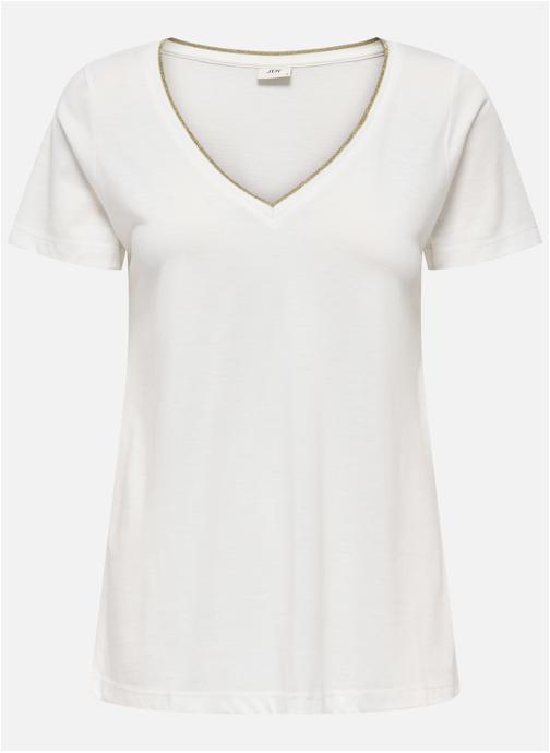 JDY Tee-shirts T-shirt droit - 15317565 femme blanc