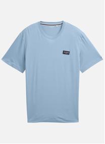 Tee-shirts T-shirt coton col rond droit - 1050187 homme bleu Tom Tailor Tee-shirts T-shirt coton col rond droit - 1050187 homme bleu Bleu