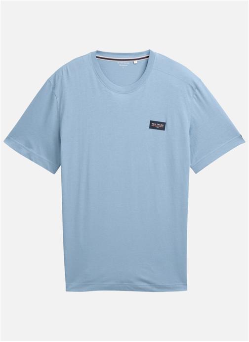 Tom Tailor Tee-shirts T-shirt coton col rond droit - 1050187 homme bleu