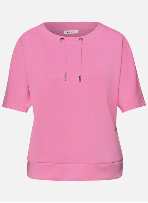 Street One Tee-shirts Pull col bateau droit - 324797 femme rose