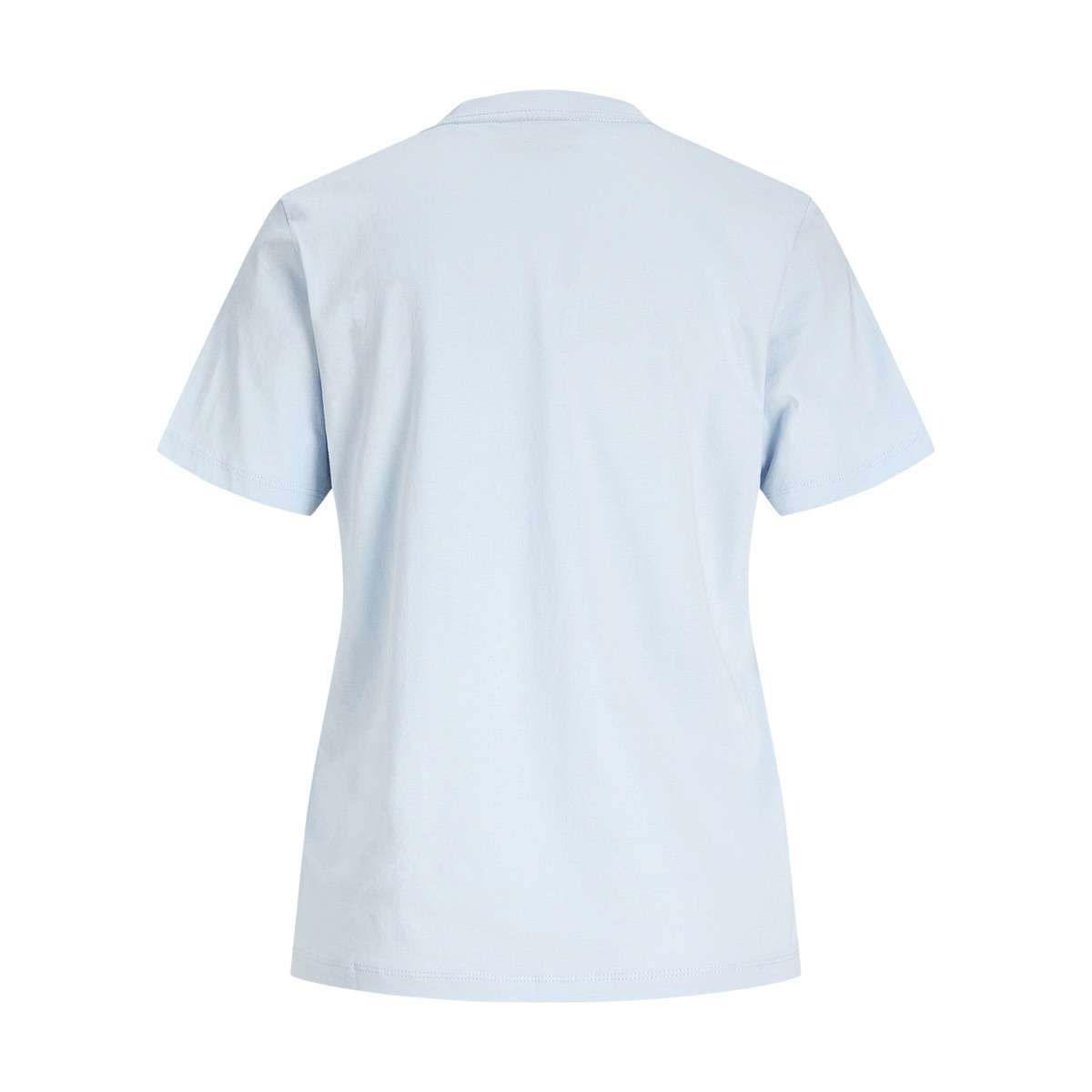 Tee-shirts T-shirt coton biologique col rond droite - 12200182 femme bleu JJXX Tee-shirts T-shirt coton biologique col rond droite - 12200182 femme bleu Bleu