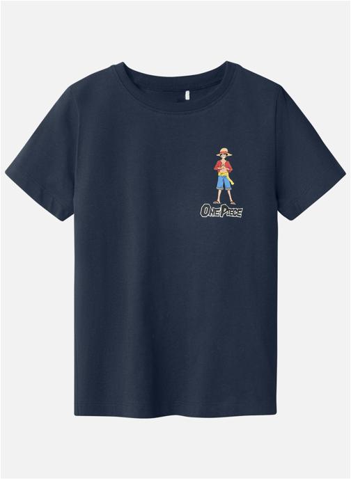 Name it Tee-shirts T-shirt coton col rond droit - 13238588 garçon bleu