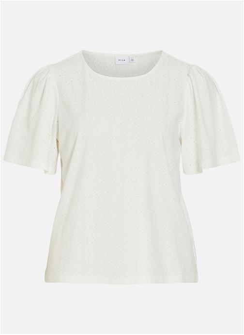 Vila Tee-shirts T-shirt géométrique droit - 14111807 femme blanc
