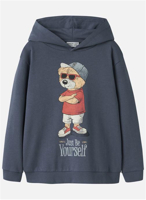 Name it Sweats à capuche Sweat à capuche droit - 13253989 garçon bleu