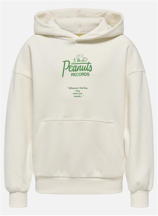 Only & Sons Sweats à capuche Sweat coton mélangé à capuche droit - 22038081 garçon blanc