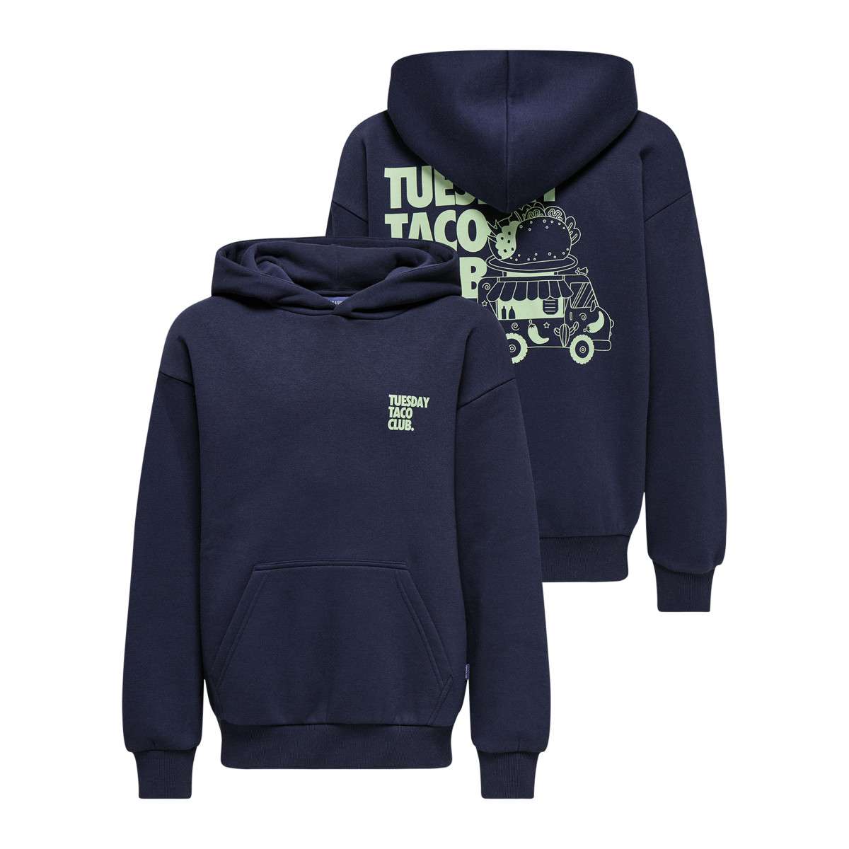 Sweats à capuche Sweat coton mélangé à capuche droit - 22037739 garçon bleu Only & Sons Sweats à capuche Sweat coton mélangé à capuche droit - 22037739 garçon bleu Bleu
