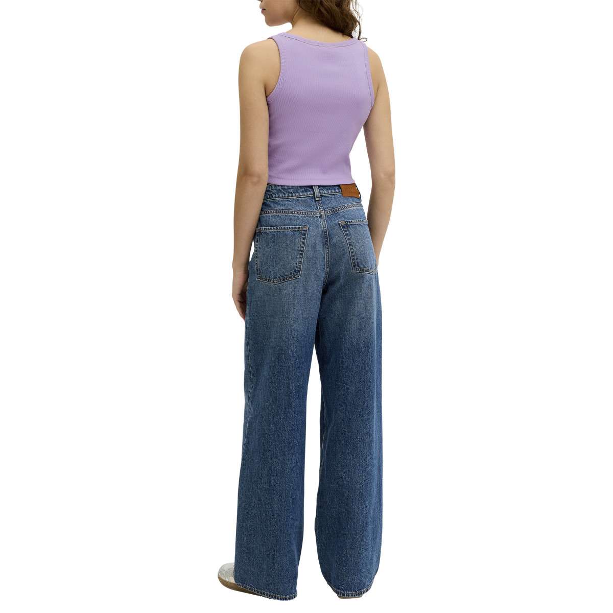 Débardeurs Débardeur coton biologique femme violet JJXX Débardeurs Débardeur coton biologique femme violet Violet