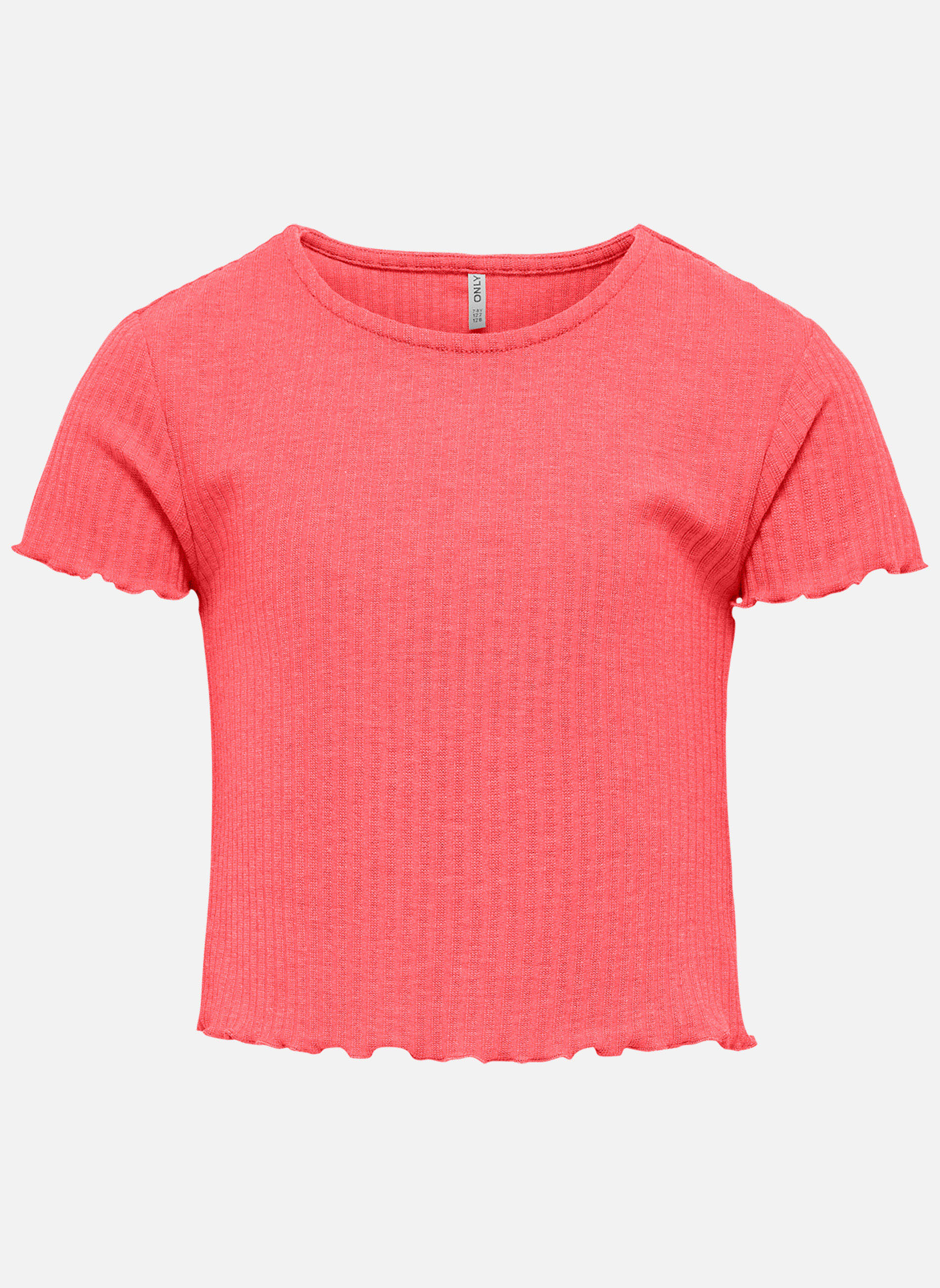 Tee-shirts T-shirt col rond ajusté - 15225338 fille rouge ONLY Tee-shirts T-shirt col rond ajusté - 15225338 fille rouge Rouge