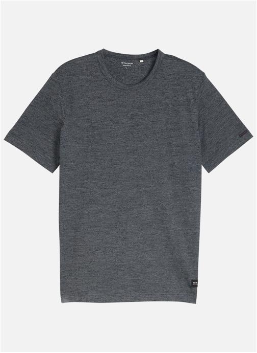 Tom Tailor Tee-shirts T-shirt coton col rond droit - 1050601 homme bleu