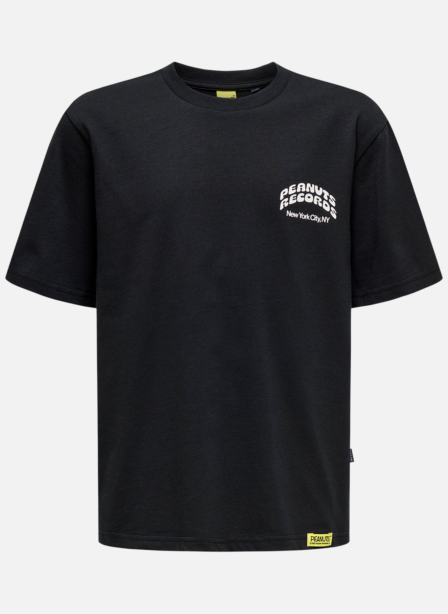 Tee-shirts T-shirt coton col rond droit - 22037751 garçon noir Only & Sons Tee-shirts T-shirt coton col rond droit - 22037751 garçon noir Noir