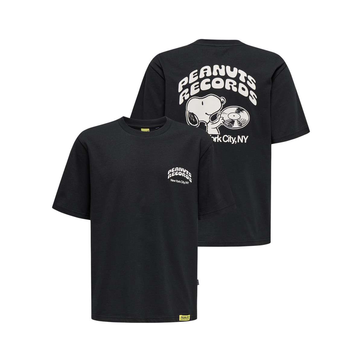 Tee-shirts T-shirt coton col rond droit - 22037751 garçon noir Only & Sons Tee-shirts T-shirt coton col rond droit - 22037751 garçon noir Noir