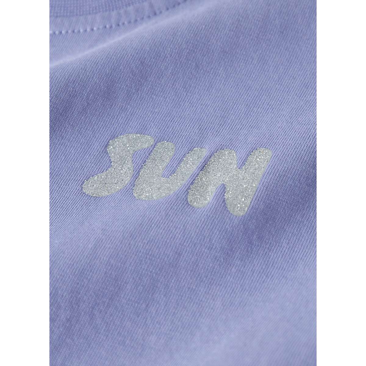 Tee-shirts T-shirt coton biologique col rond droit - 13253523 fille violet Name it Tee-shirts T-shirt coton biologique col rond droit - 13253523 fille violet Violet