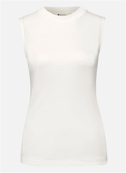 Street One Tee-shirts Top droit - 324615 femme blanc