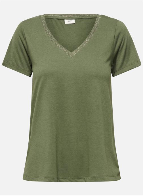 JDY Tee-shirts T-shirt droit - 15317565 femme vert