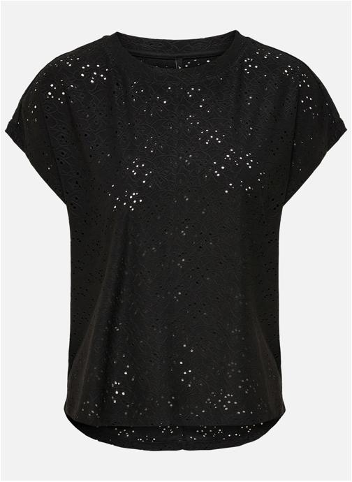 ONLY Tee-shirts T-shirt droit - 15231005 femme noir
