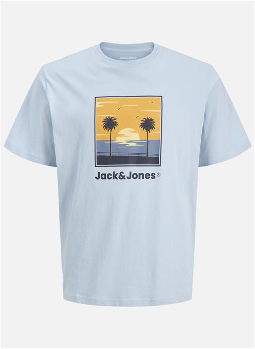 Jack & Jones Tee-shirts T-shirt coton droit - 12289932 garçon bleu