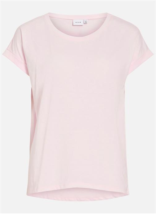 Vila Tee-shirts T-shirt droit - 14083083 femme rose