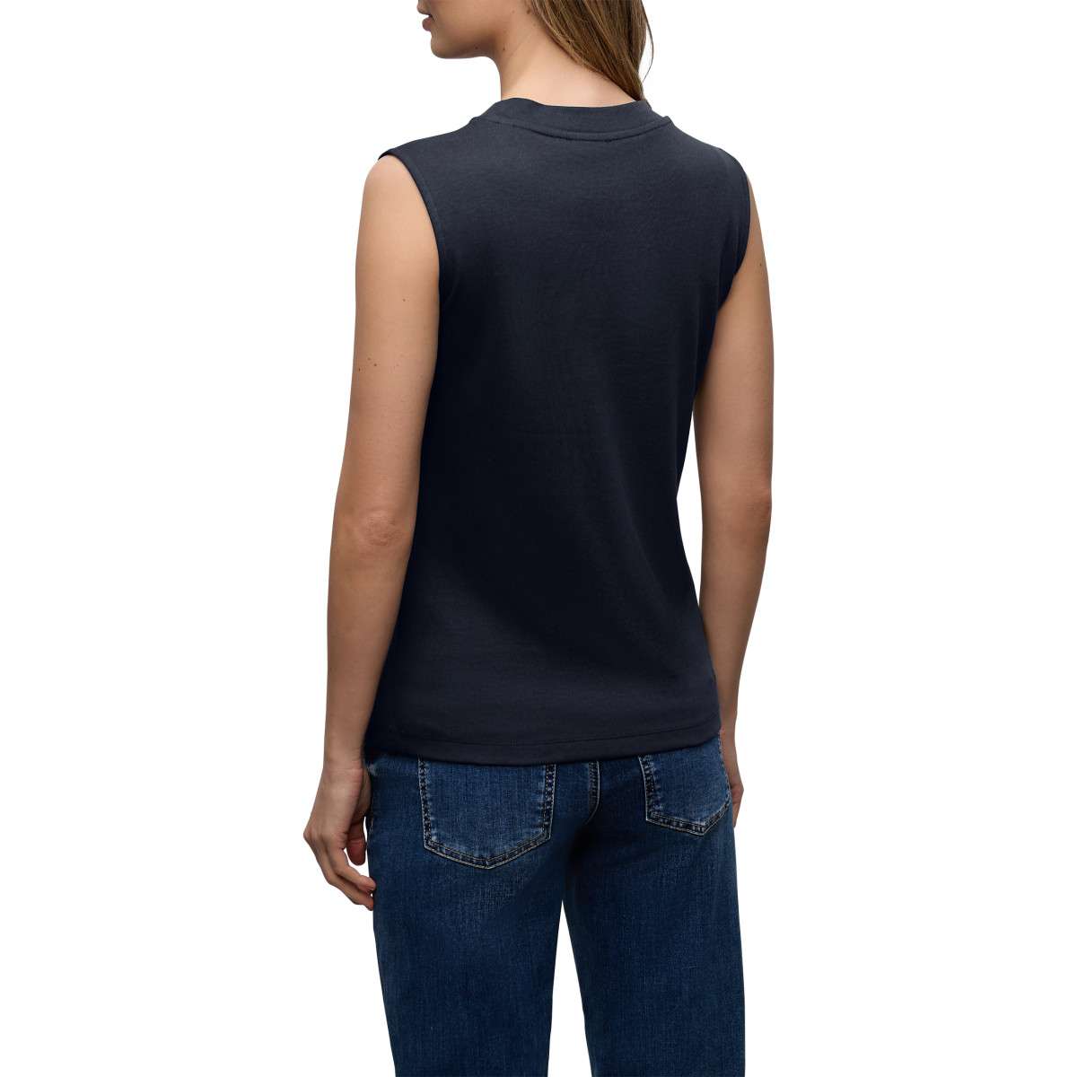 Tee-shirts Top droit - 324615 femme bleu Street One Tee-shirts Top droit - 324615 femme bleu Bleu