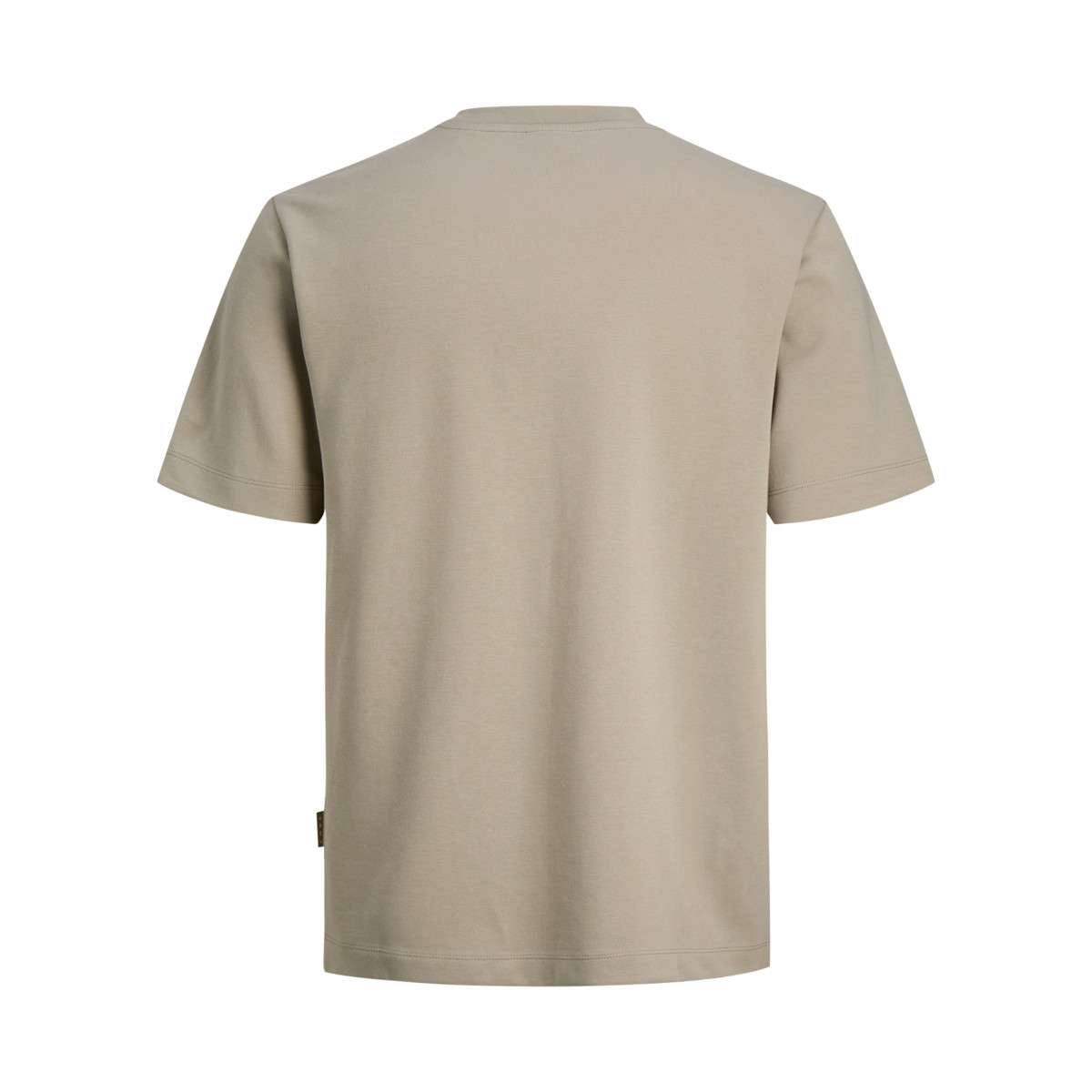 Tee-shirts T-shirt col rond droit - 12297257 homme beige Jack & Jones Plus Tee-shirts T-shirt col rond droit - 12297257 homme beige Beige