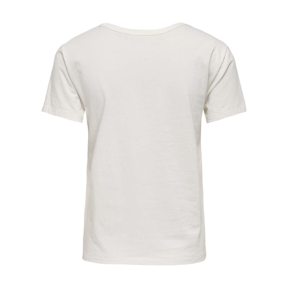 Tee-shirts T-shirt coton droit - 15311702 femme blanc JDY Tee-shirts T-shirt coton droit - 15311702 femme blanc Blanc