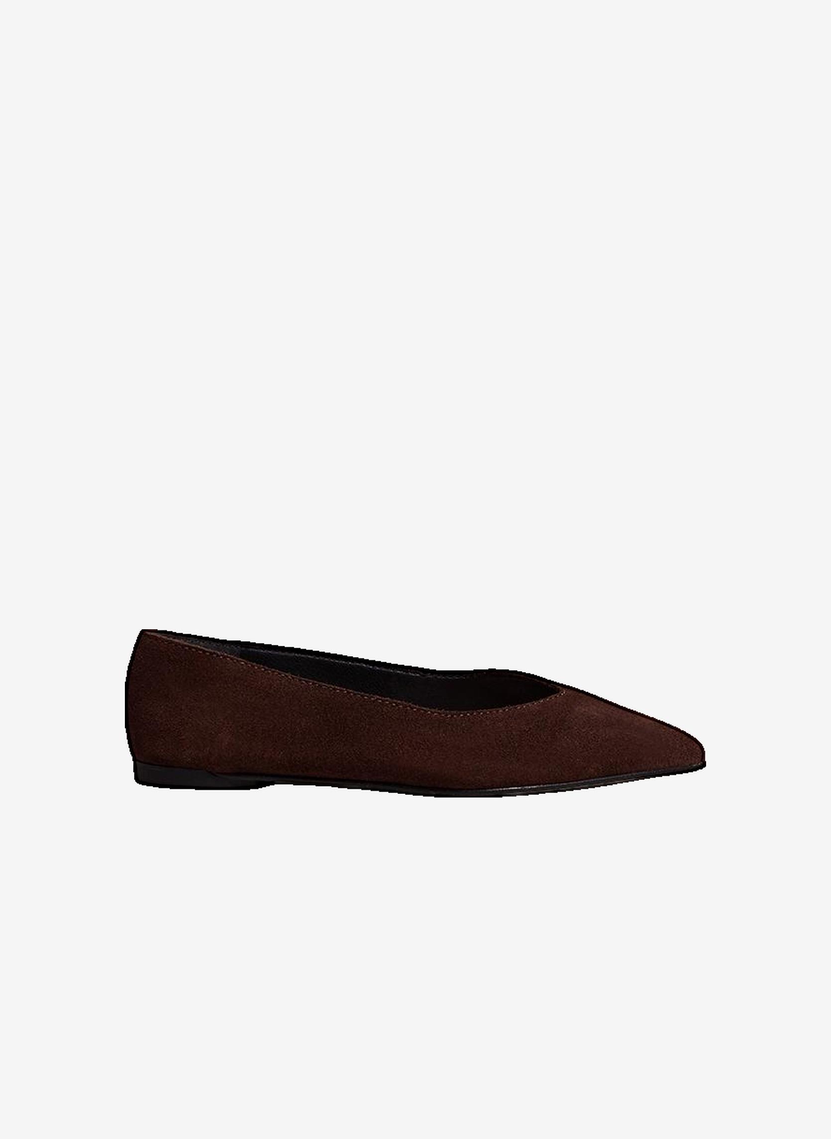 Ballerines classiques noemie-croute femme marron Jonak Ballerines classiques noemie-croute femme marron Marron foncé
