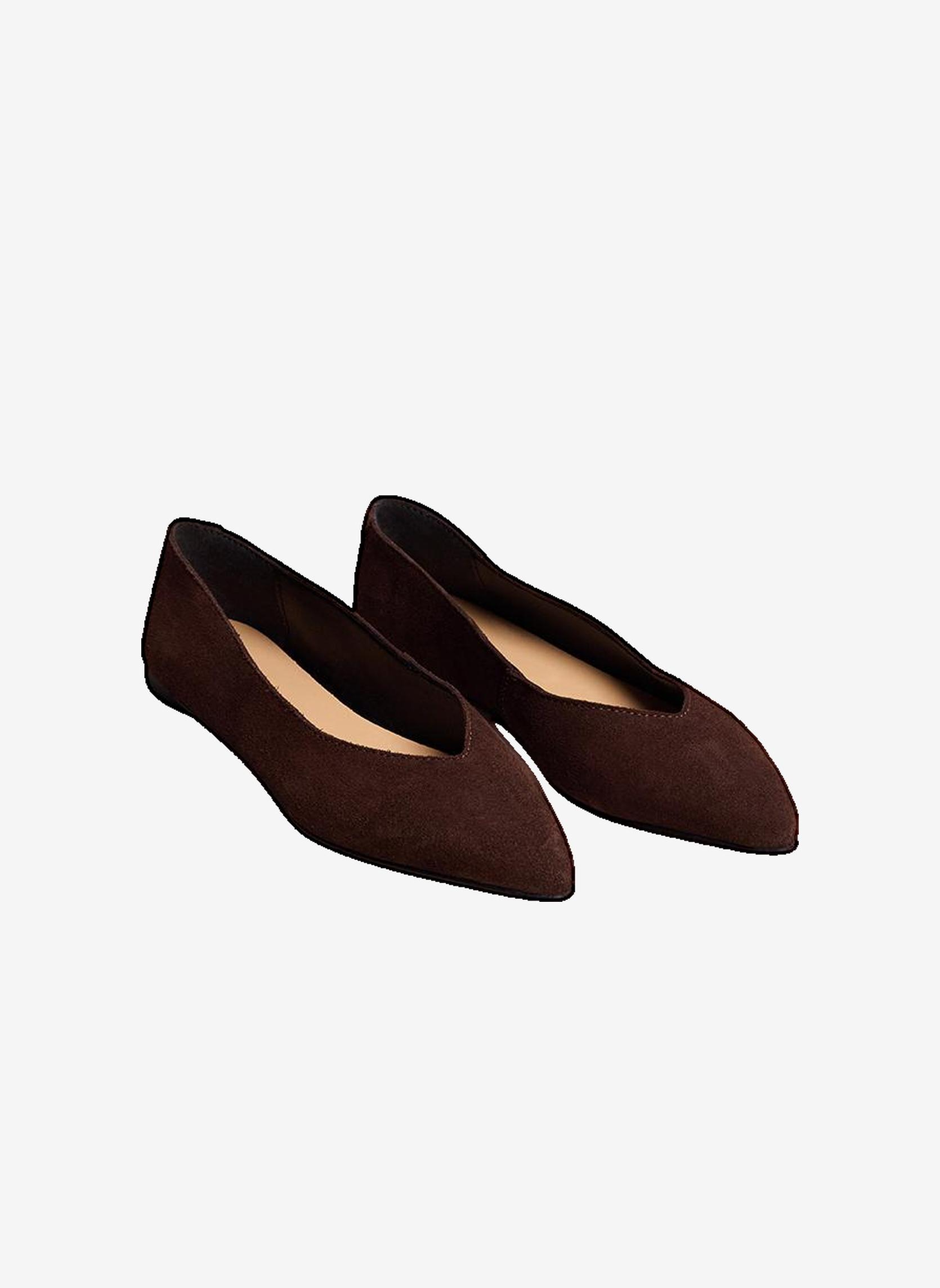Ballerines classiques noemie-croute femme marron Jonak Ballerines classiques noemie-croute femme marron Marron foncé