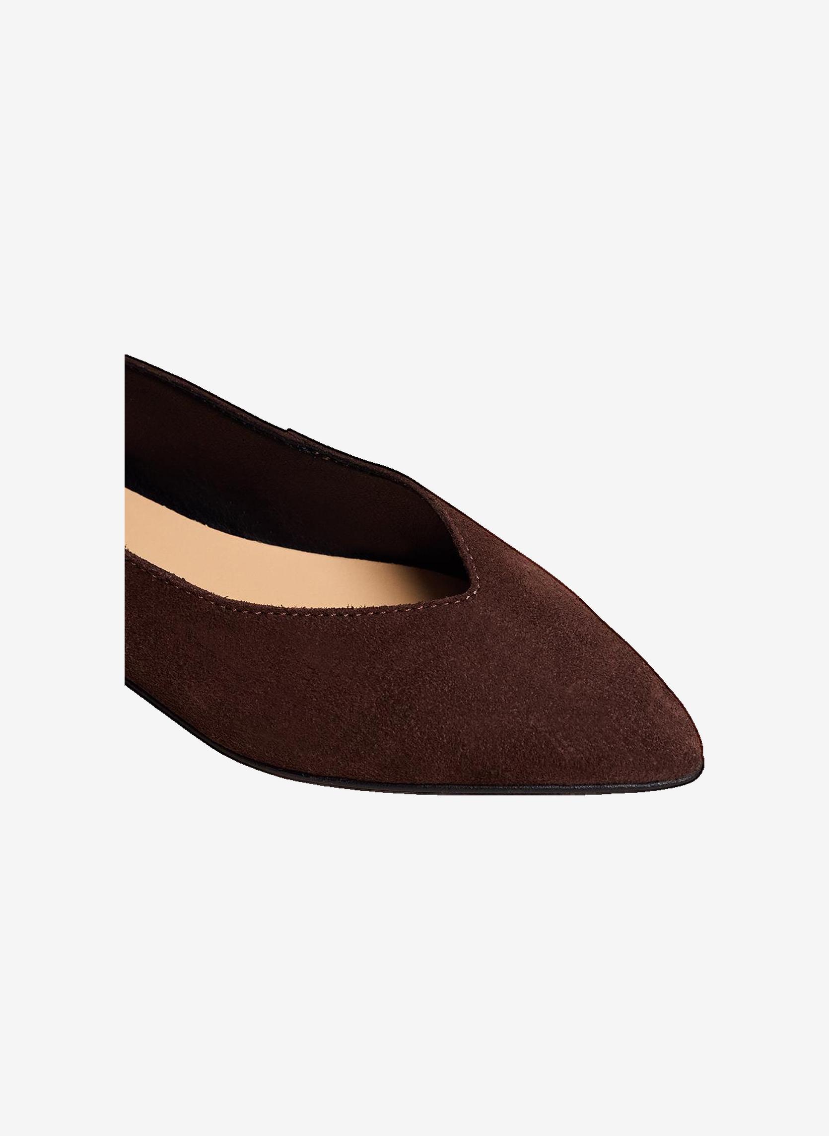 Ballerines classiques noemie-croute femme marron Jonak Ballerines classiques noemie-croute femme marron Marron foncé